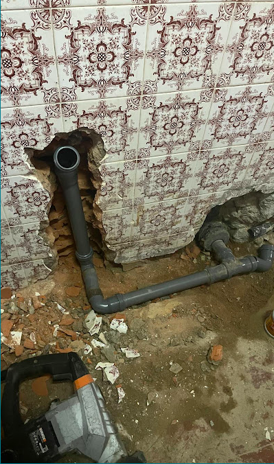 Substituição de esgotos